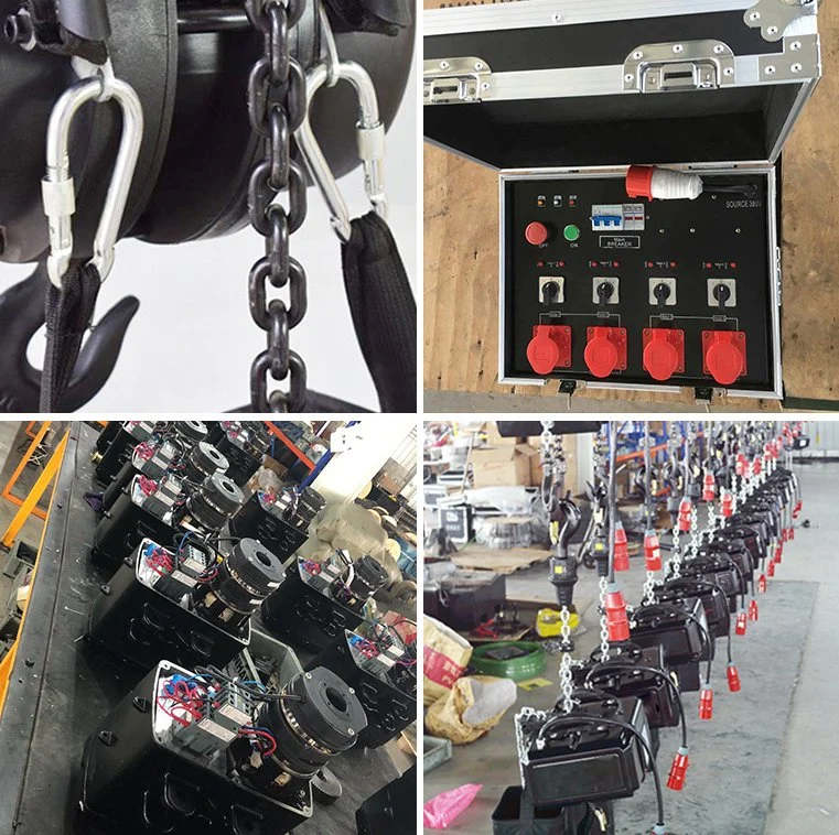 Factory Supplier Concert Entertainment 500kg Lifting Crane Equipment Electric Chain Hoist Stage