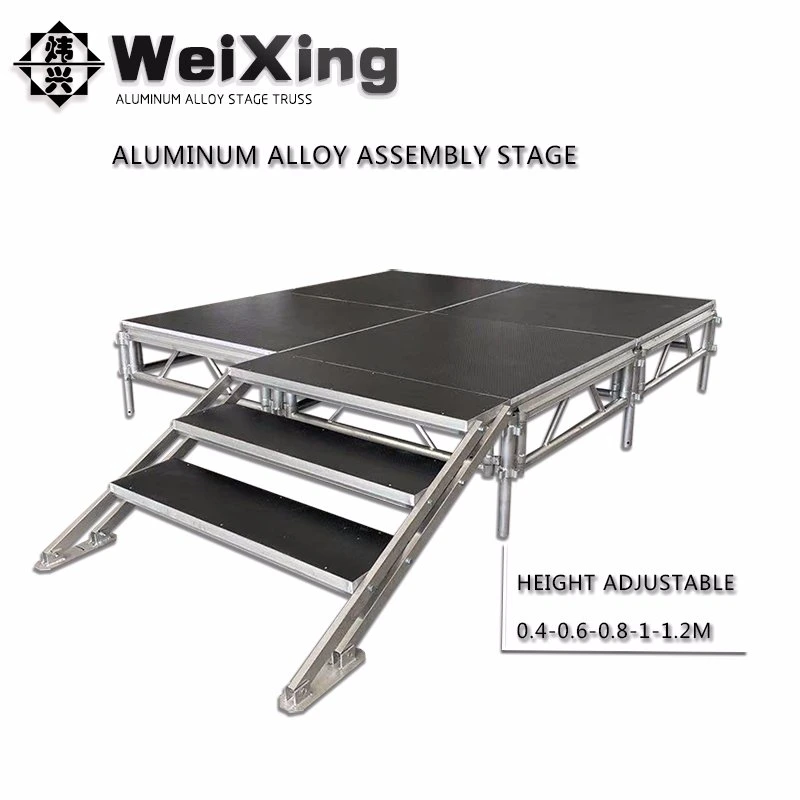 46ftx33FT, Height6FT, Light Hook Aluminum Clamp Stage Light Aluminum Alloy High Precision Manual Stage