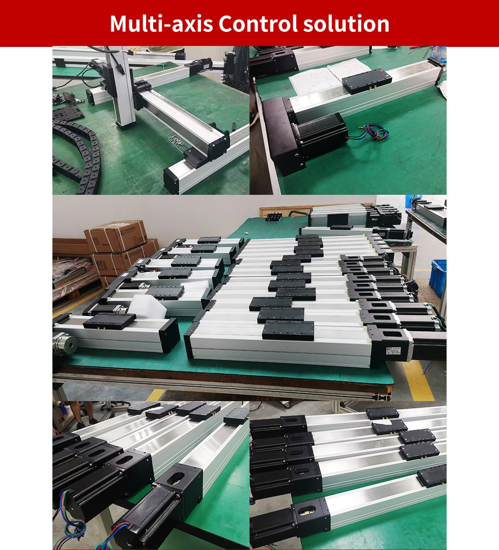 Factory OEM Motorized Xy Linear Stage 60mm Width Linear Work Table