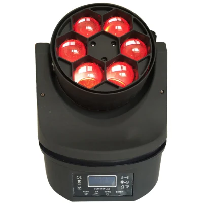 6X15W 4in1 RGBW Mini Bee Eye Moving Head Beam Stage Ligthing for DJ KTV Nighticlubs Party