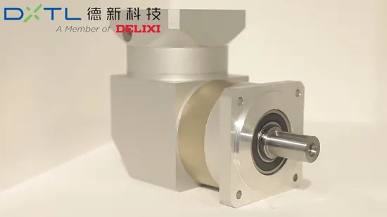 Delixi OEM 80 Planetary Gear Reducer Torque Max200n. M Low Backlash Right Angle Planetary Reducer 