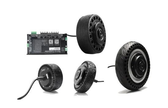 AMPS 4.5 Inch 1.1nm 24VDC Integrated Electric Wheel Motor Hub Servo Motor for Robot Agv Household Robot 