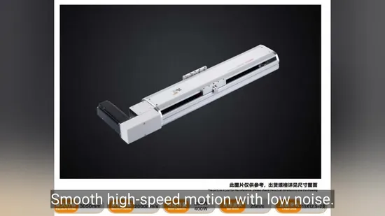 Mbp135t Belt Slide Liner Guide Semi Enclosed Module Automatic Bearing Linear Actuator Motorized Linear Stage CNC Z Axis Linear Module for Microscope Matrix 