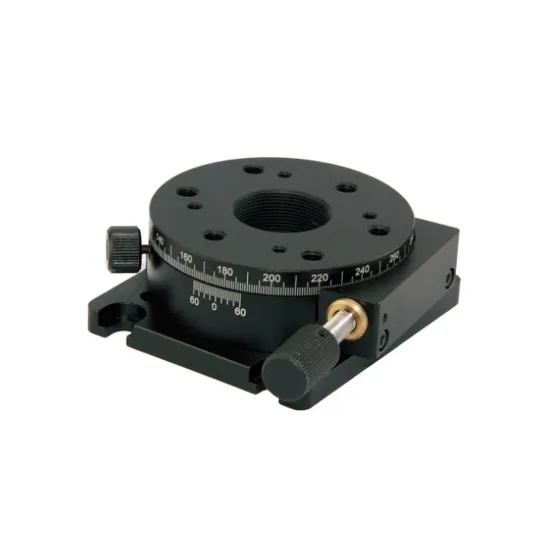 High Quality Fine Adjustment 360 Degree Coarse Adjustment Thread Precision Manual Rotary Stage