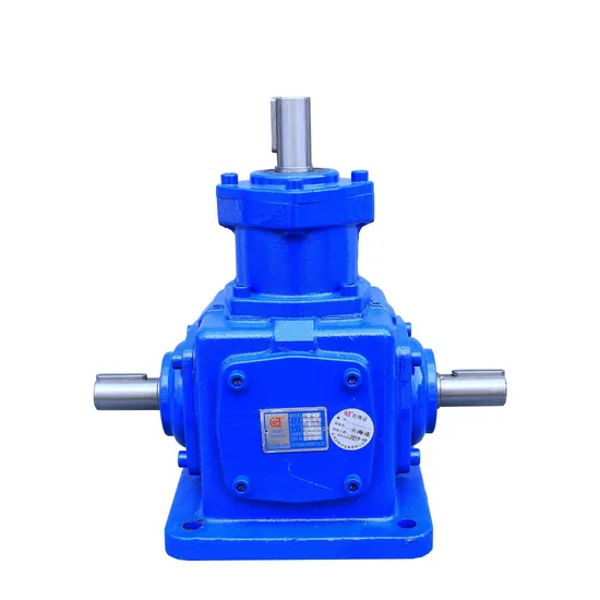 T Series Helical Bevel Gear Steering Gear Reducer Right Angle Box Degree Right Angle Reducer (T2