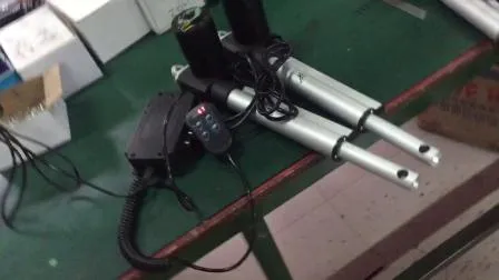 24V Brushed DC Planetary Gear Motor Wheelbarrow Linear Actuator with Potentiometer Feedback 