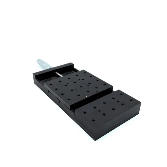 Manual Linear Stage with Crossed Roller Bearings for Optical Alignment Systems 