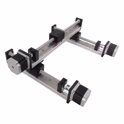Gantry Type Ball Screw Driven Linear Guide Motion Stage