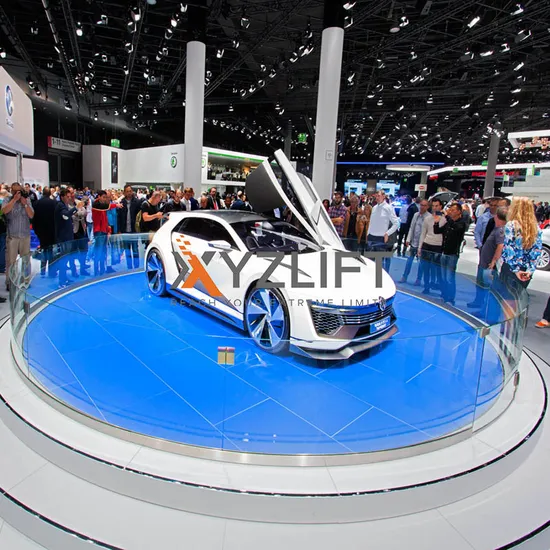Xyzlift Customized 360 Rotate Stage Platform/Car Revolving Stage for Show/Hydraulic Outdoor Rotation Platform 