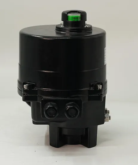 Hom Quarter Turn Actuator with Planetary Gear Can Be Controlled by Handle While Working, Used for Control Ball Valve and Butterfly Valve, IP67, 300nm, S2